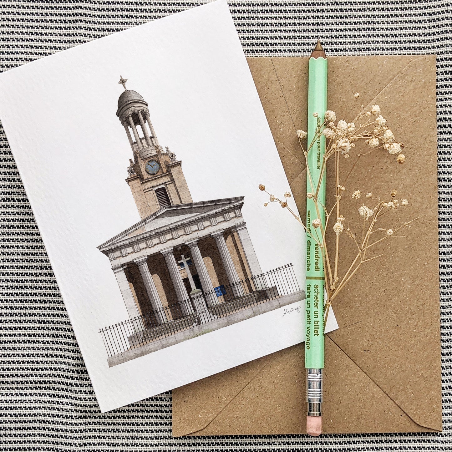 Kennington - St Mark's pub - Greeting card with envelope