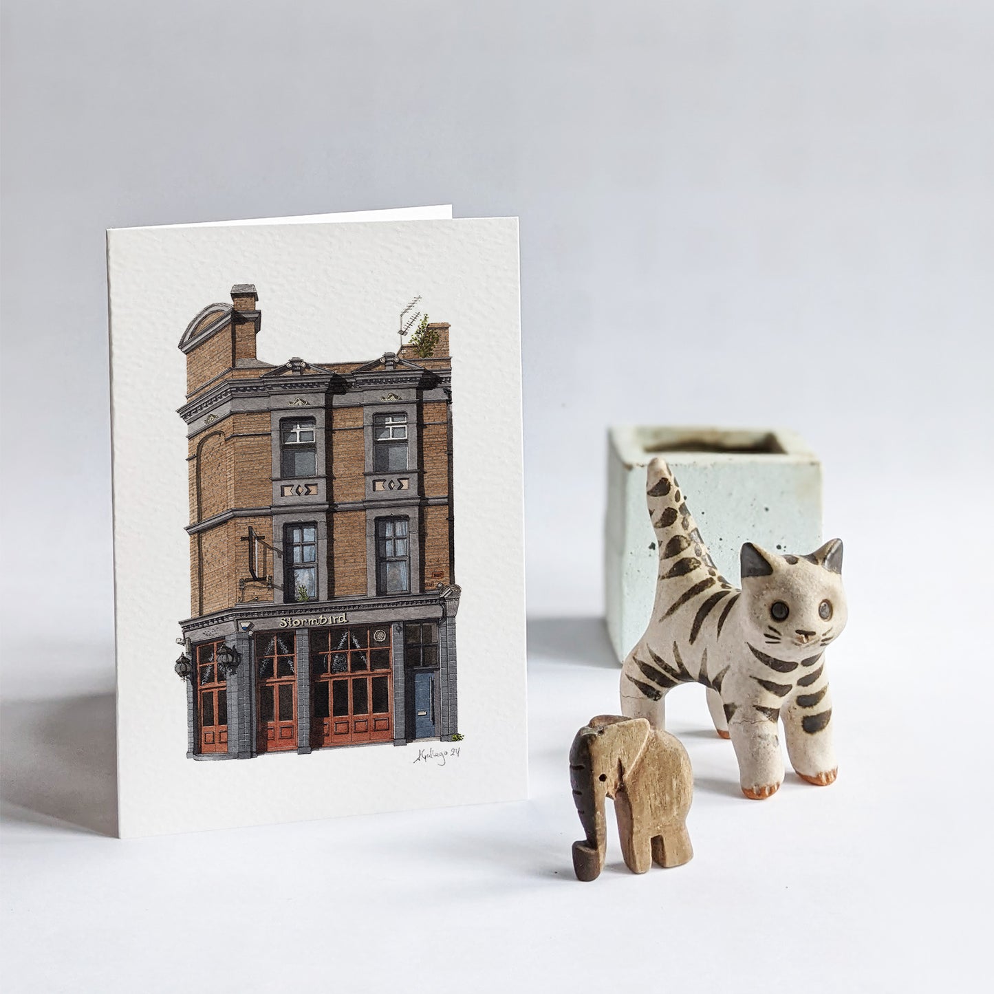 Camberwell - Stormbird - Greeting card with envelope