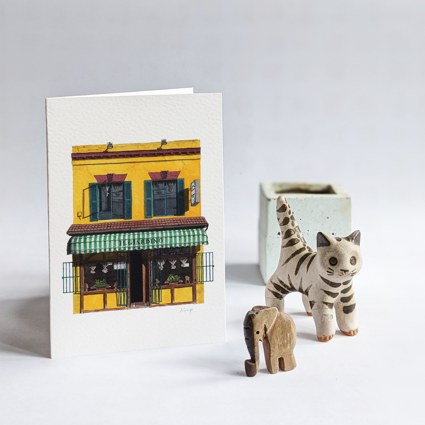 Peckham - Il Giardino - Greeting card with envelope