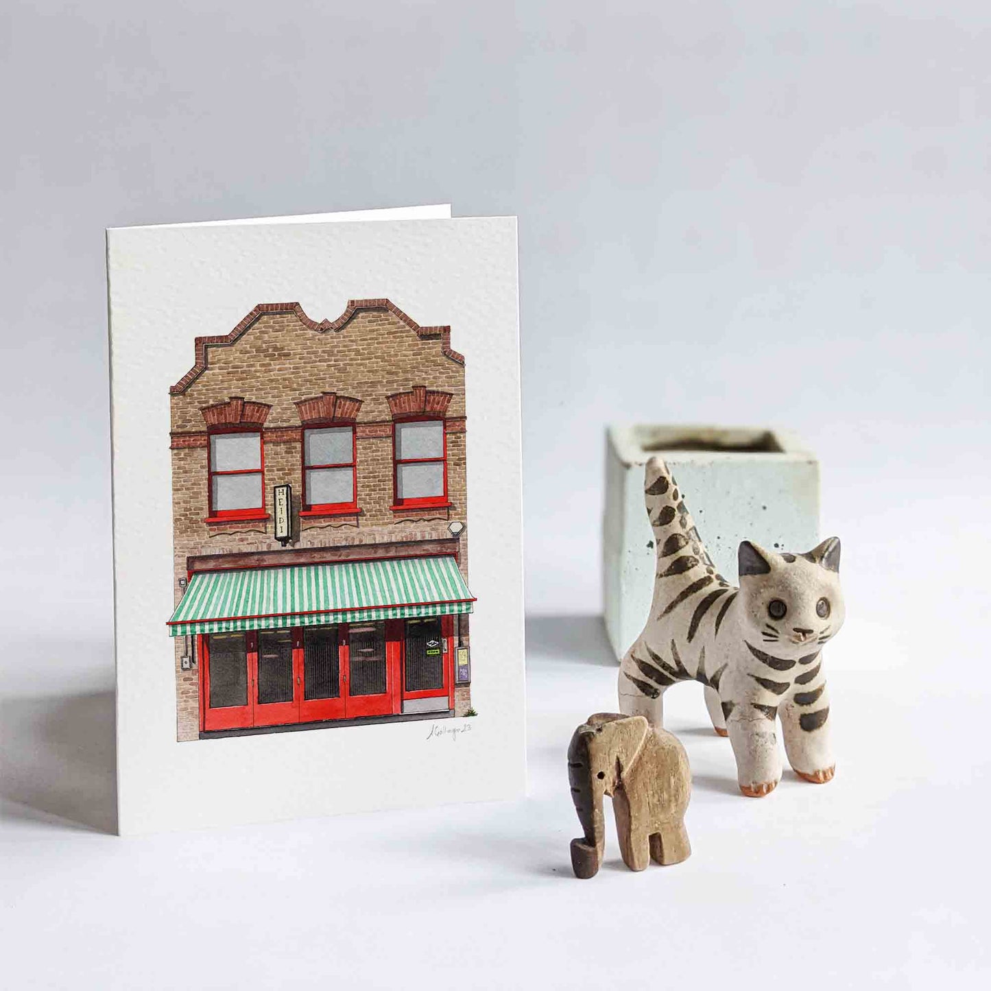 Balham - Heidi - Greeting card with envelope