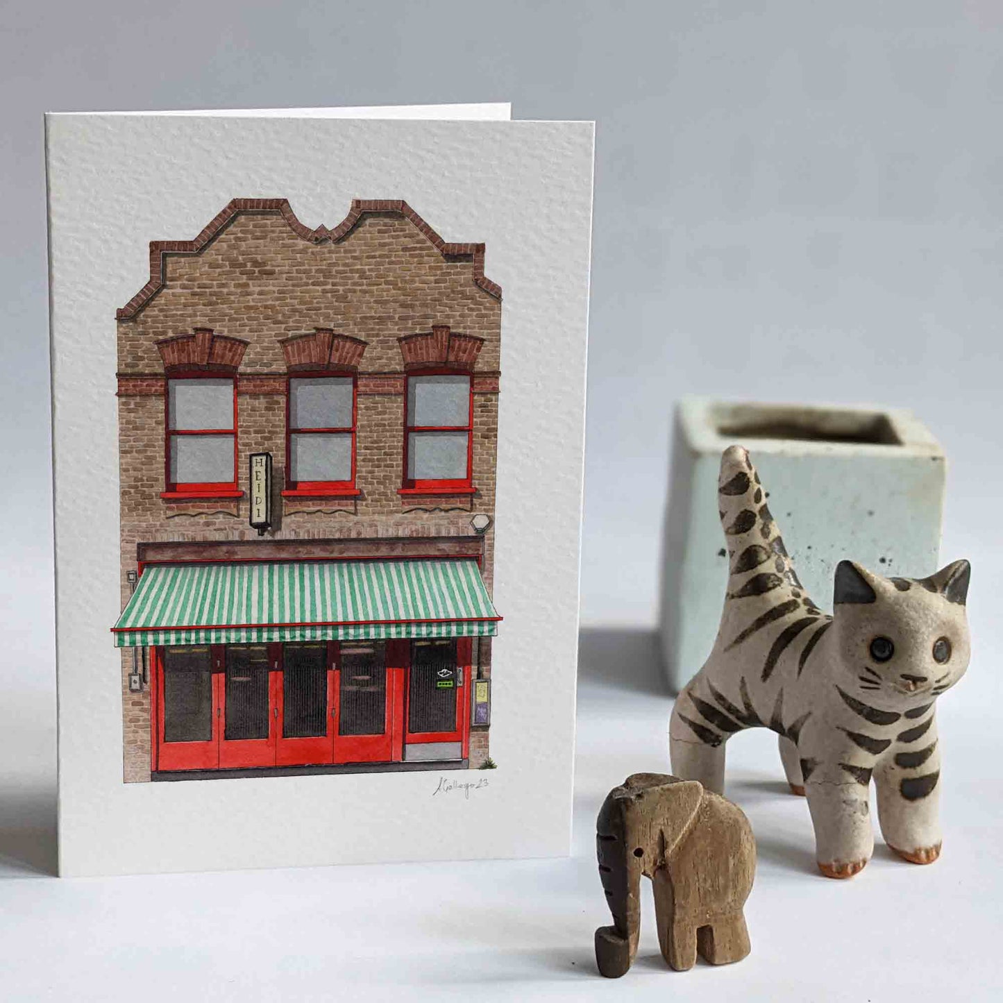 Balham - Heidi - Greeting card with envelope