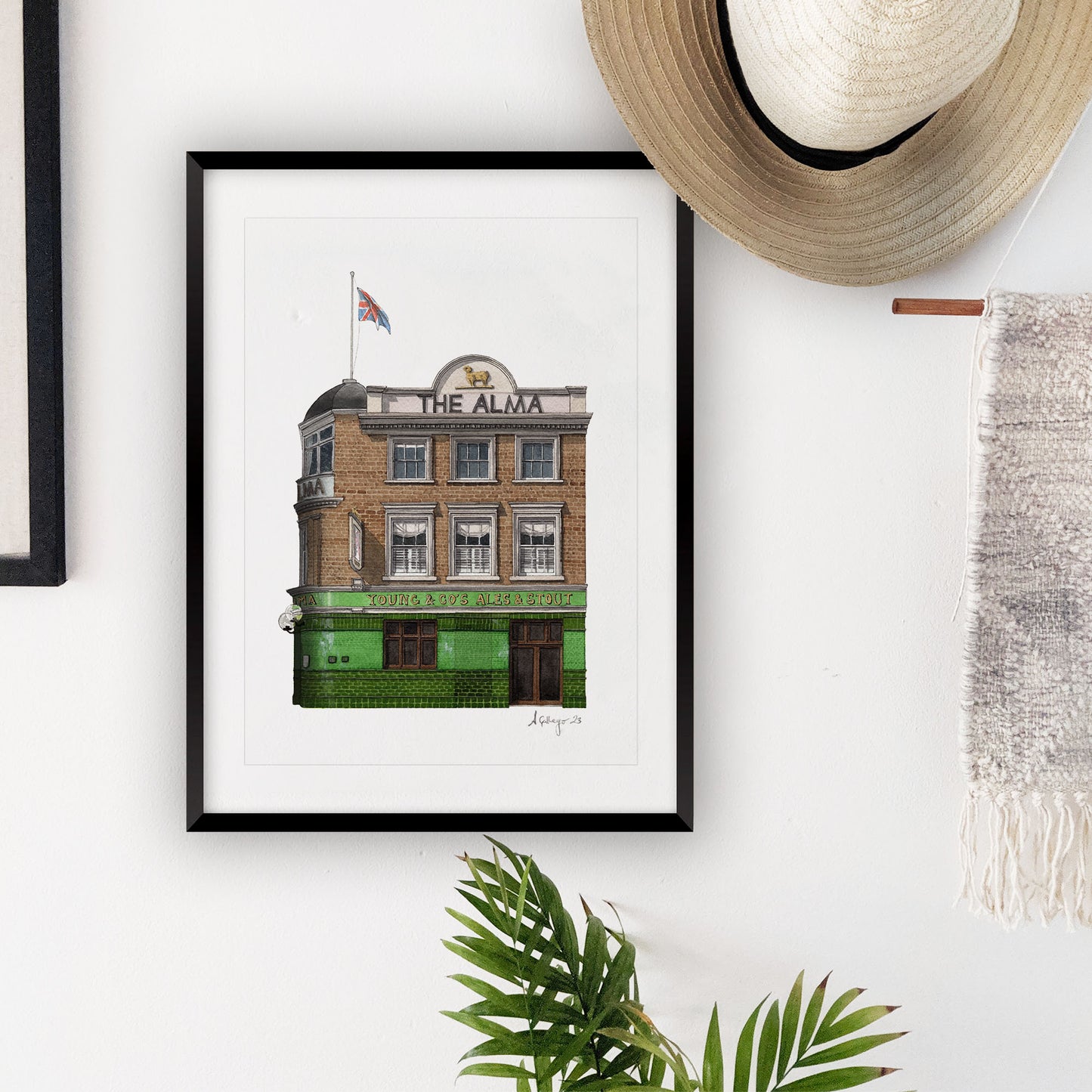 Wandsworth Town - The Alma - Giclée Print (unframed)