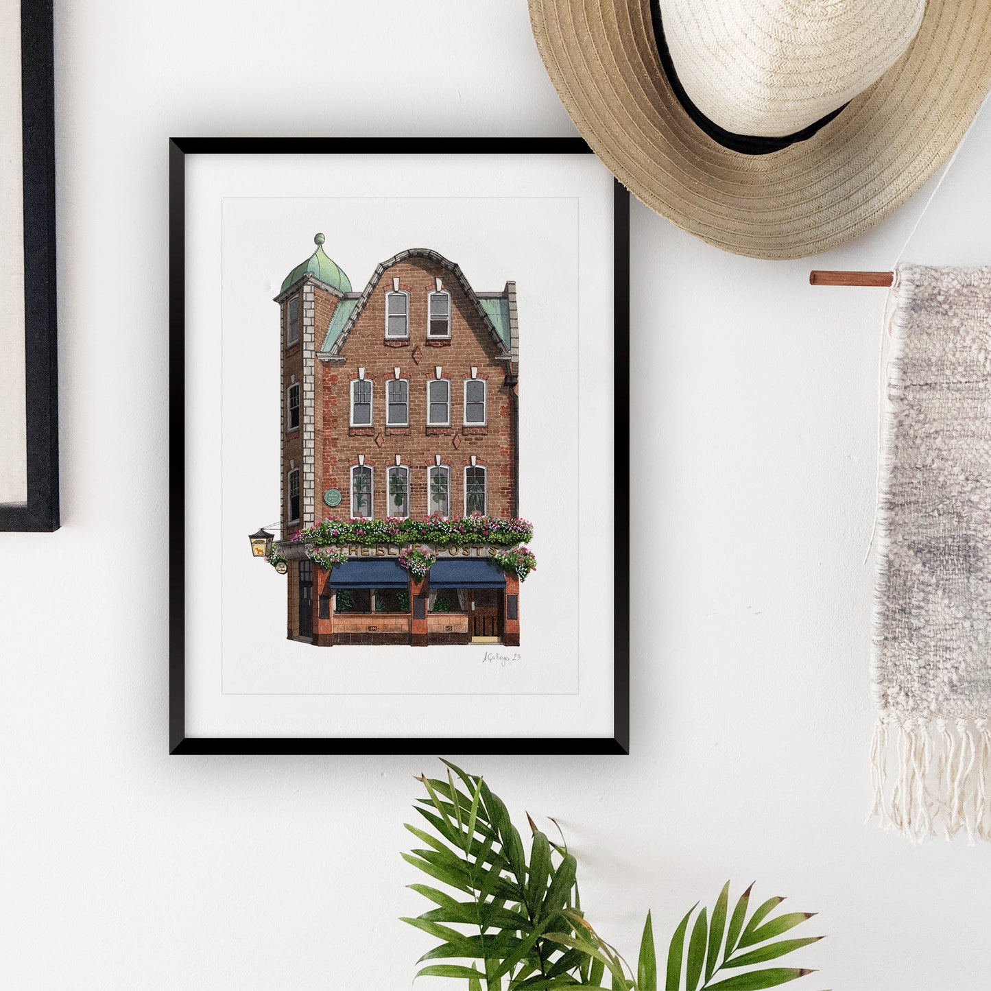 Soho - The Blue Posts pub - Giclée Print (unframed)