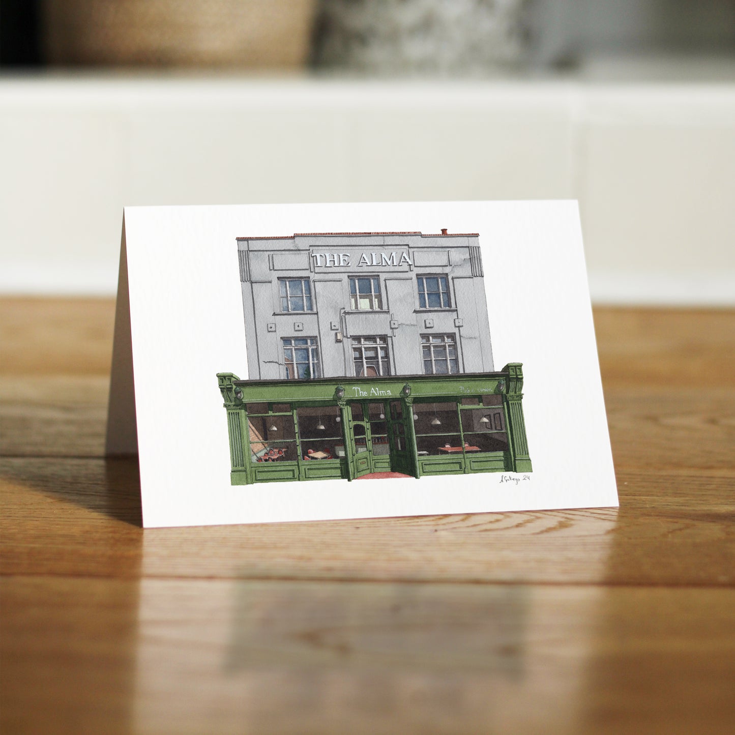 Crystal Palace - The Alma - Greeting card with envelope