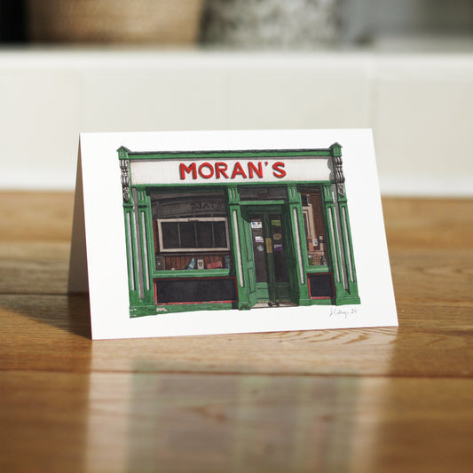 Westport - Moran's - Greeting card with envelope - Co. Mayo, Ireland.
