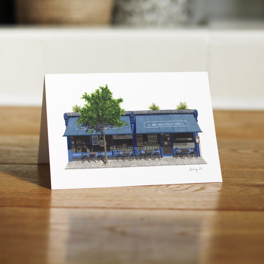 Islington - De Beauvoir Deli - Greeting card with envelope - Dalston