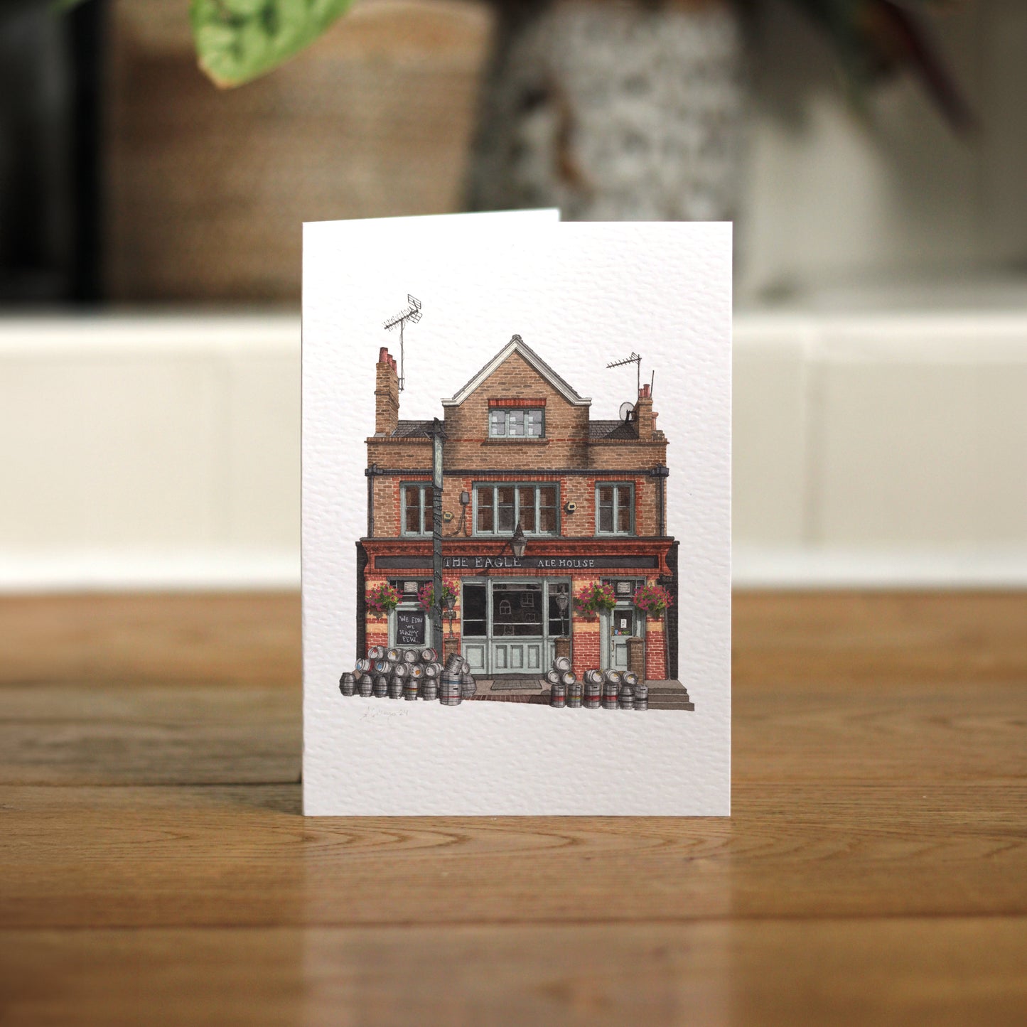 Clapham - The Eagle Ale House - Greeting card with envelope