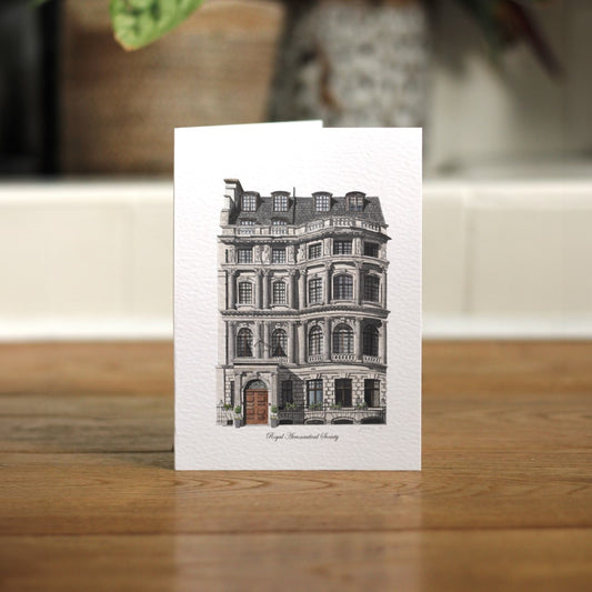 Central London - Royal Aeronautical Society - Greeting card with envelope