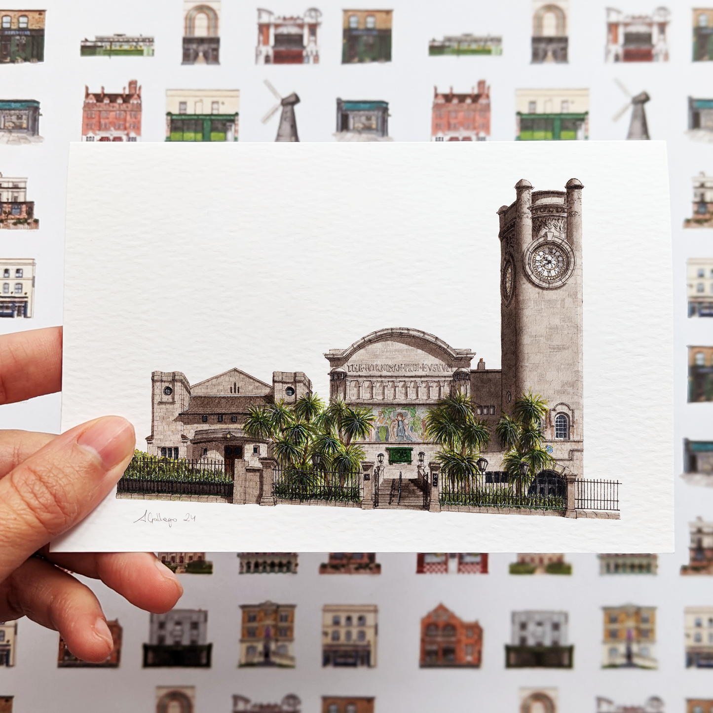 Forest Hill - Horniman Museum - Greeting card with envelope