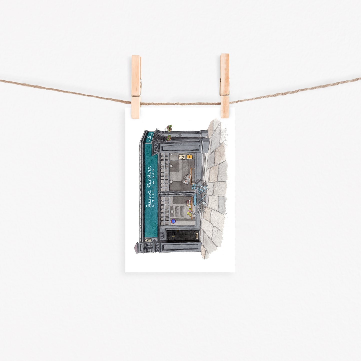 West Norwood - Sweet Carolina - Greeting card with envelope