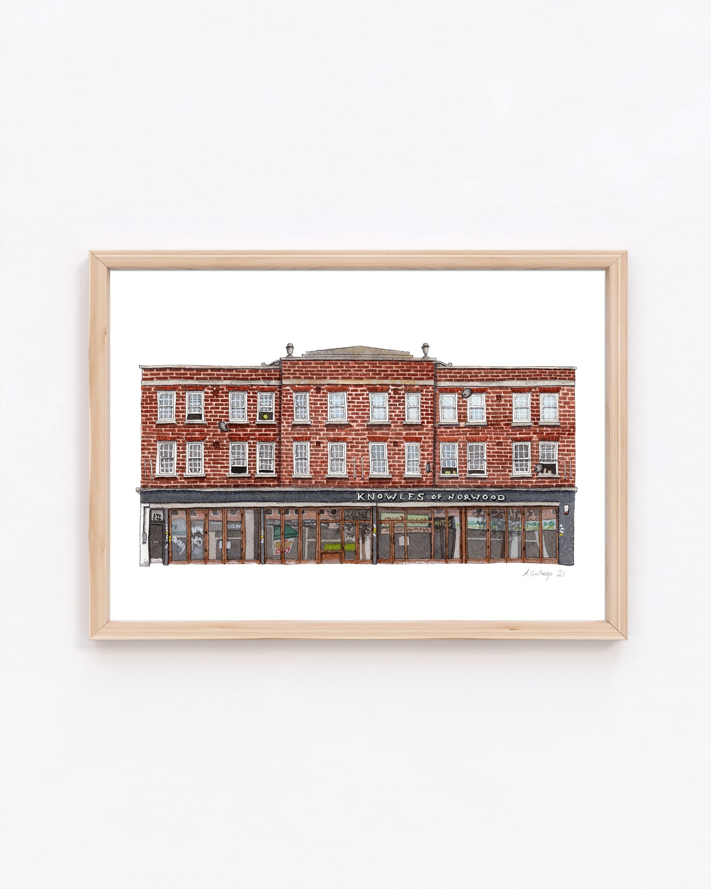 West Norwood - Knowles of Norwood - Giclée Print (unframed) - Tulse Hill