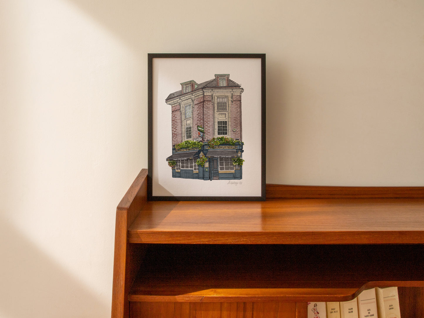St James' Park - Two Chairmen - Giclée Print (unframed)