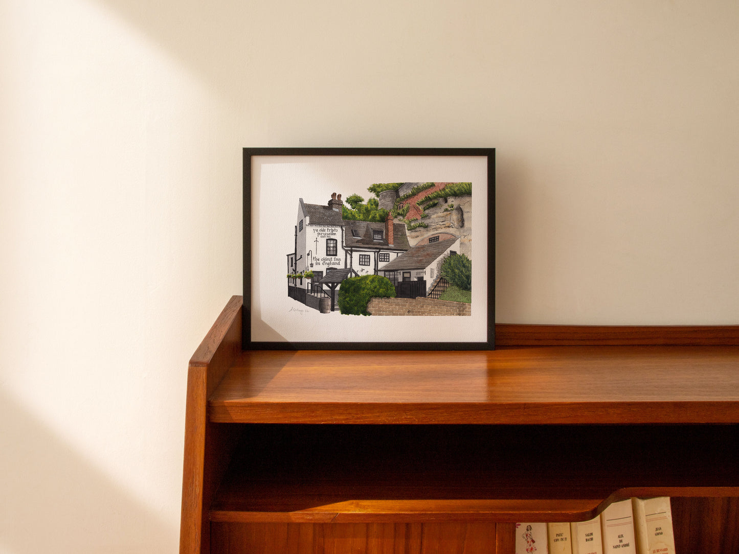 Nottingham - Ye Olde Trip to Jerusalem - Giclée Print (unframed)