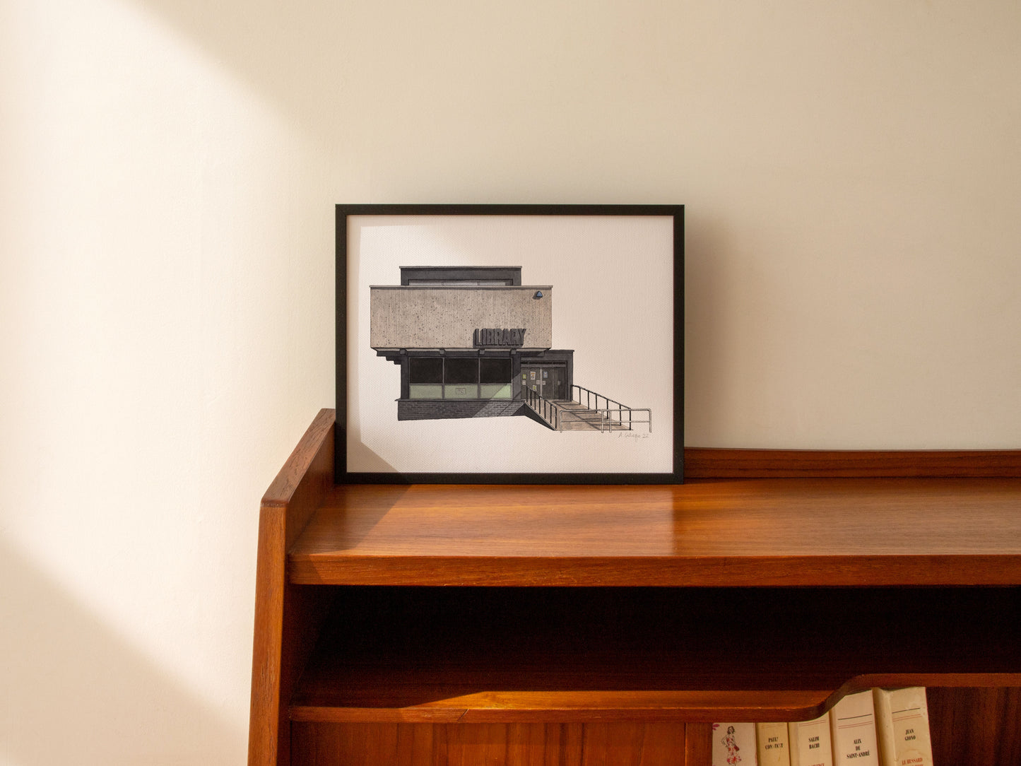 South Norwood - Library - Giclée Print (unframed)