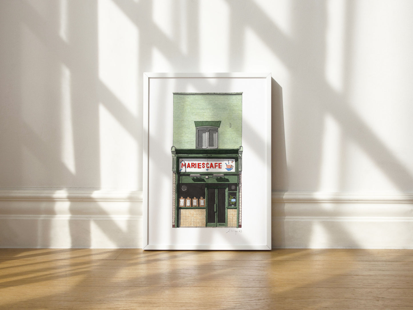 Waterloo - Marie's Cafe - Giclée Print (unframed)