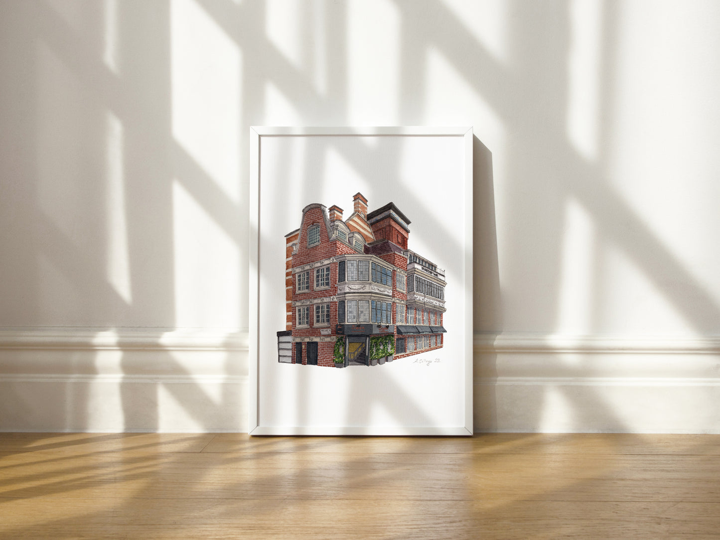 Southbank - The Swan at the Globe - Giclée Print (unframed)