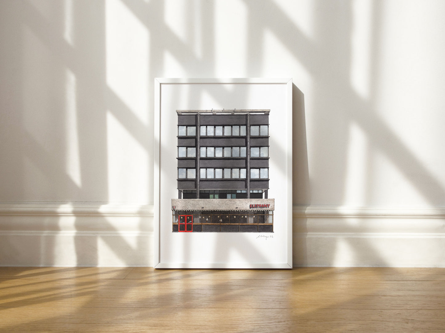 Elephant & Castle - The Elephant & Castle pub - Giclée Print (unframed)