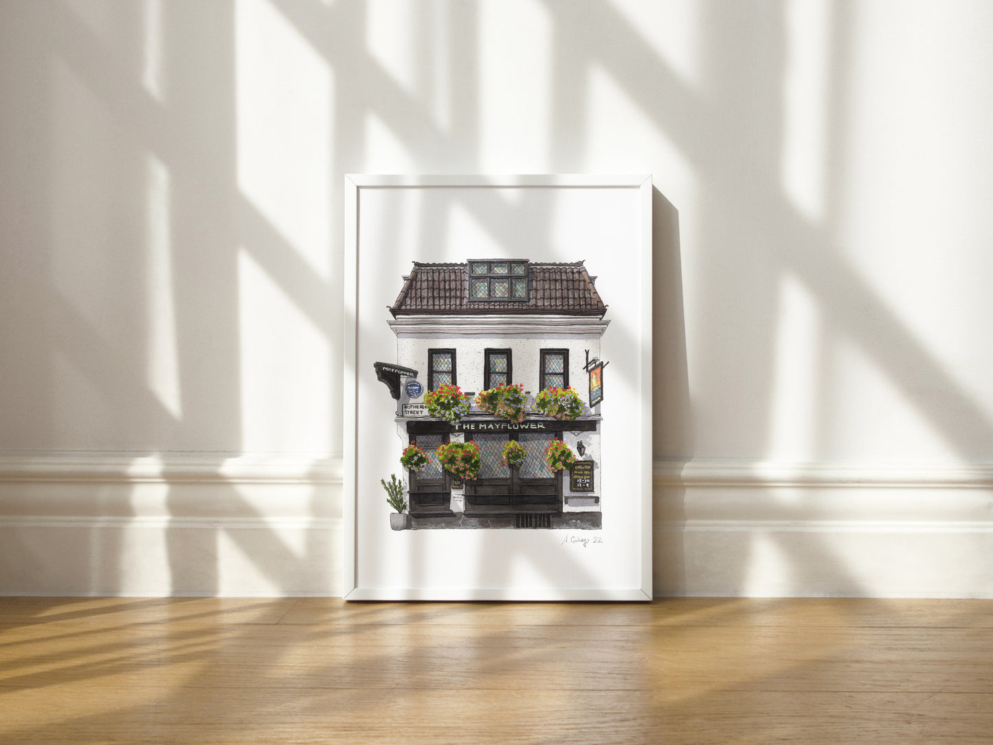 Rotherhithe - The Mayflower Pub - Giclée Print (unframed)