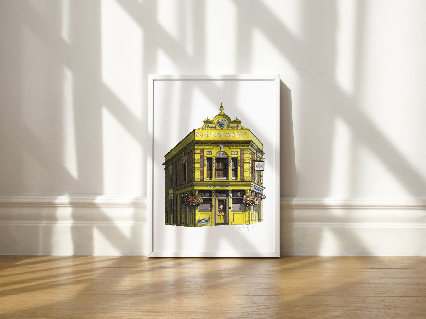Hackney - The Kenton pub - Giclée Print (unframed) - Homerton