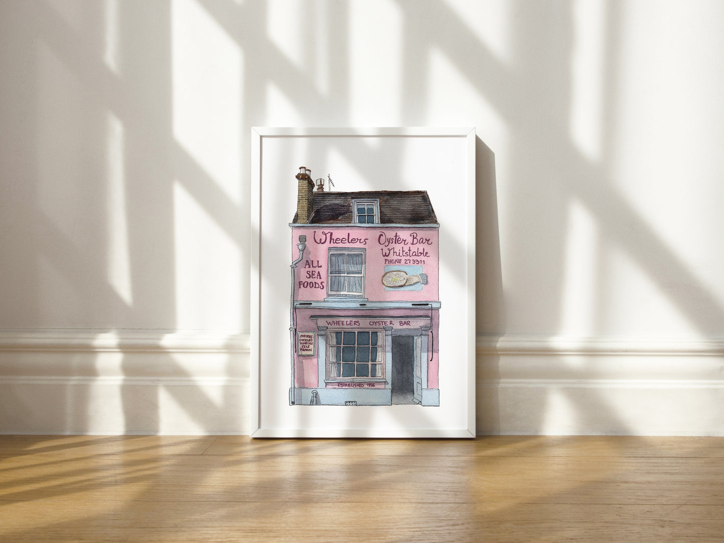 Whitstable - Wheeler's Oyster Bar - Giclée Print (unframed)