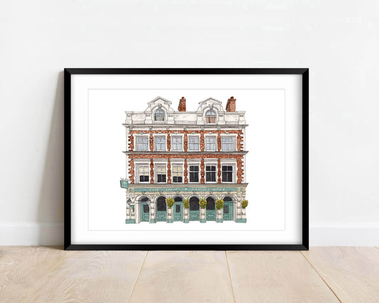West Norwood - The Great North Wood Pub - Giclée Print (unframed)