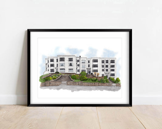 Tulse Hill - Palace Court - Giclée Print (unframed) - West Norwood