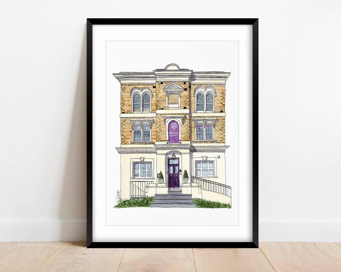 Tulse Hill - Rosemead Preparatory School - Giclée Print (unframed) - West Norwood