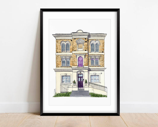 Tulse Hill - Rosemead Preparatory School - Giclée Print (unframed) - West Norwood