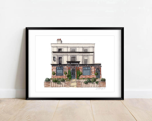 OUTLET - West Dulwich - The Rosendale Pub (OLD VERSION 2021) - Giclée Print (unframed)