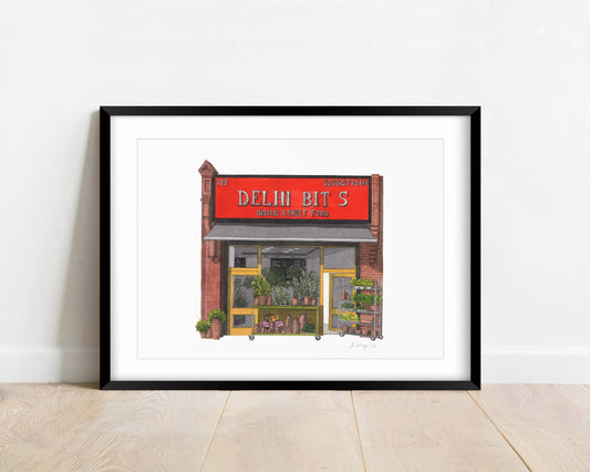 Streatham - Delhi Bites - Giclée Print (unframed)