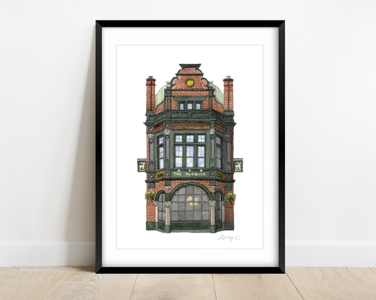 Borough - The Roebuck pub - Giclée Print (unframed)