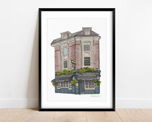 St James' Park  - Two Chairmen - Giclée Print (unframed)