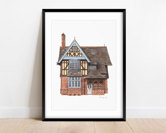 Dulwich Village - Park Lodge - Giclée Print (unframed)