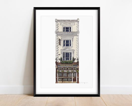 Covent Garden - The Harp pub - Giclée Print (unframed)