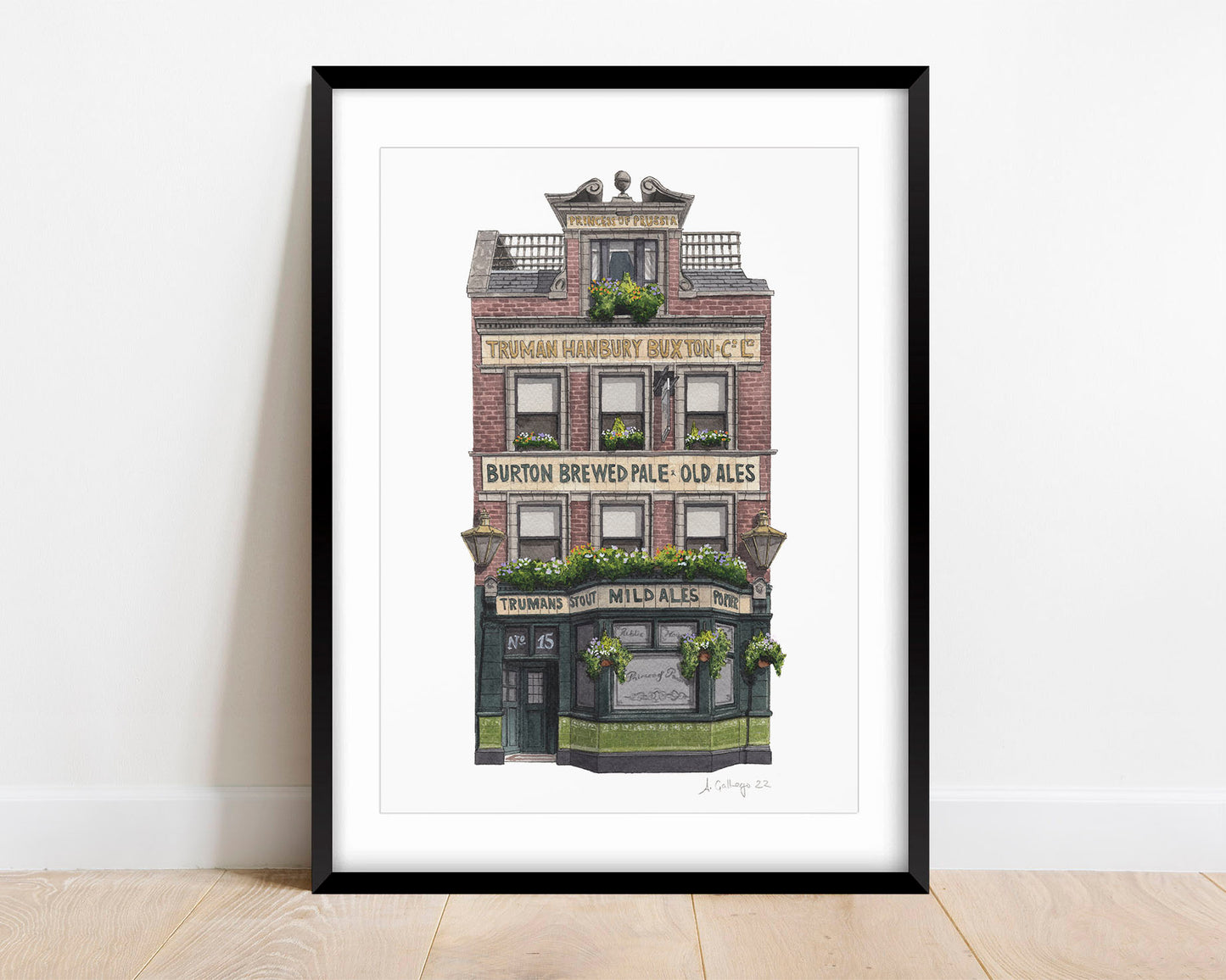 Tower Bridge - Princess of Prussia - Giclée Print (unframed)