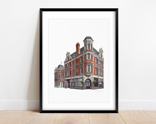 Loughborough Junction - Loughborough Hotel - Giclée Print (unframed)