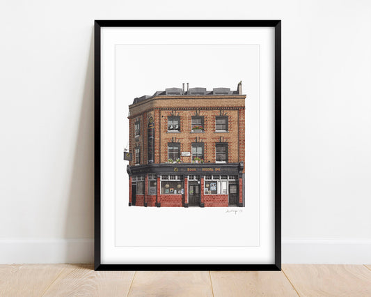 West Norwood - Book and Record Bar - Giclée Print (unframed)