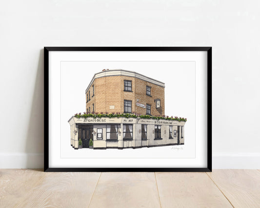 Clapham - The Stonhouse - Giclée Print (unframed)