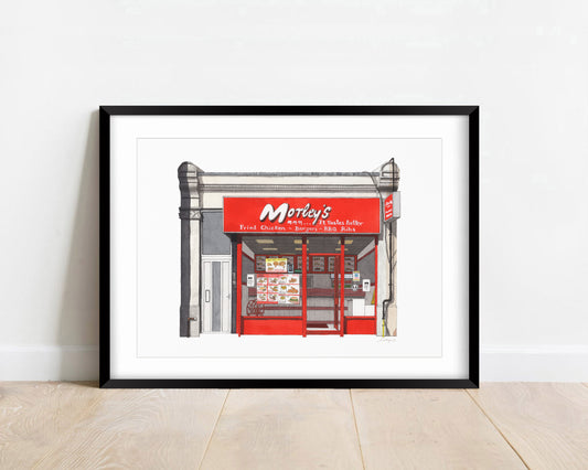 West Norwood - Morley's Chicken Shop - Giclée Print (unframed)