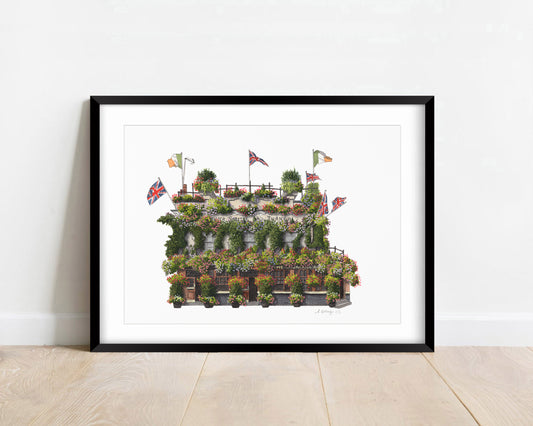 Kensington - Churchill Arms - Giclée Print (unframed)