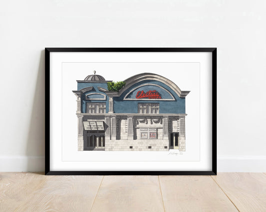 Notting Hill - Electric Cinema - Giclée Print (unframed)