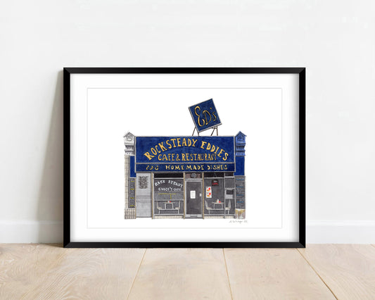 Camberwell - Rock Steady Eddie Cafe - Giclée Print (unframed) - Greasy spoon