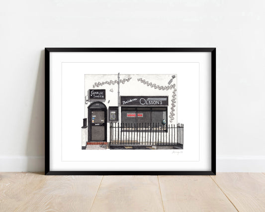 Soho - Garlic & Shots - Giclée Print (unframed)