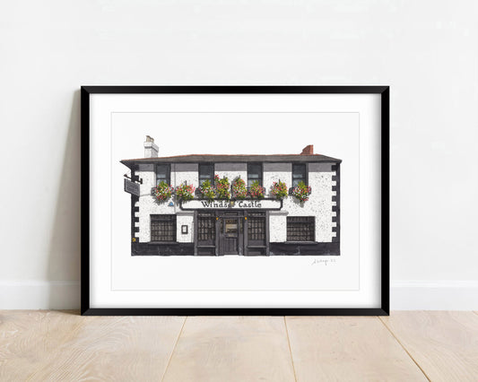 Notting Hill - The Windsor Castle - Giclée Print (unframed)