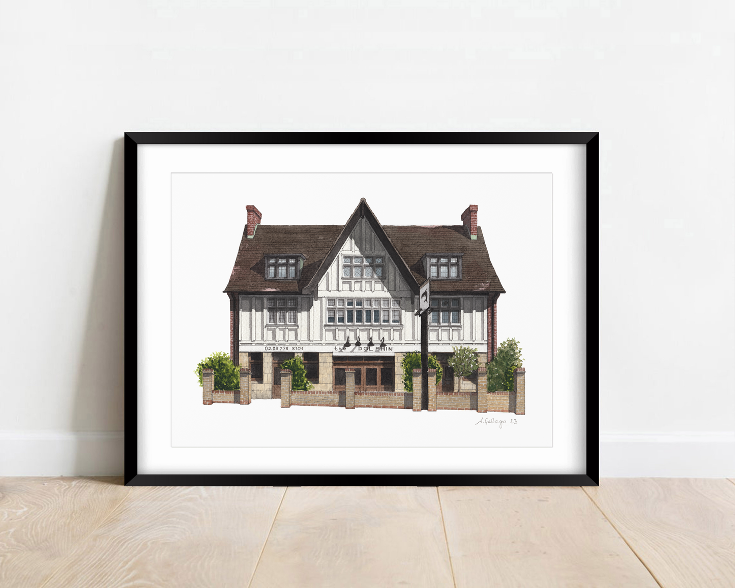 Sydenham - The Dolphin pub - Giclée Print (unframed)
