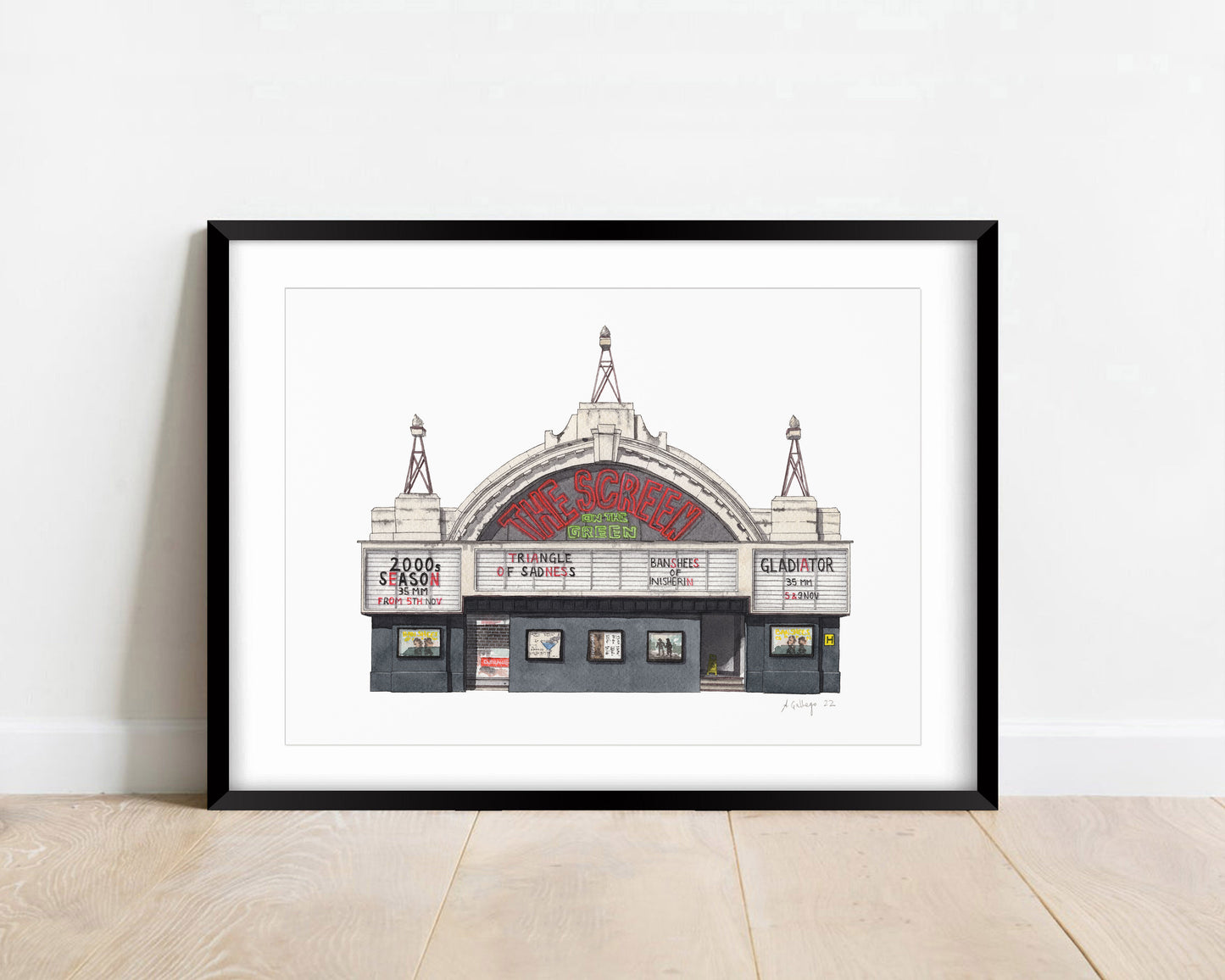 Angel - Screen on the green - Giclée Print (unframed) - Kentish Town