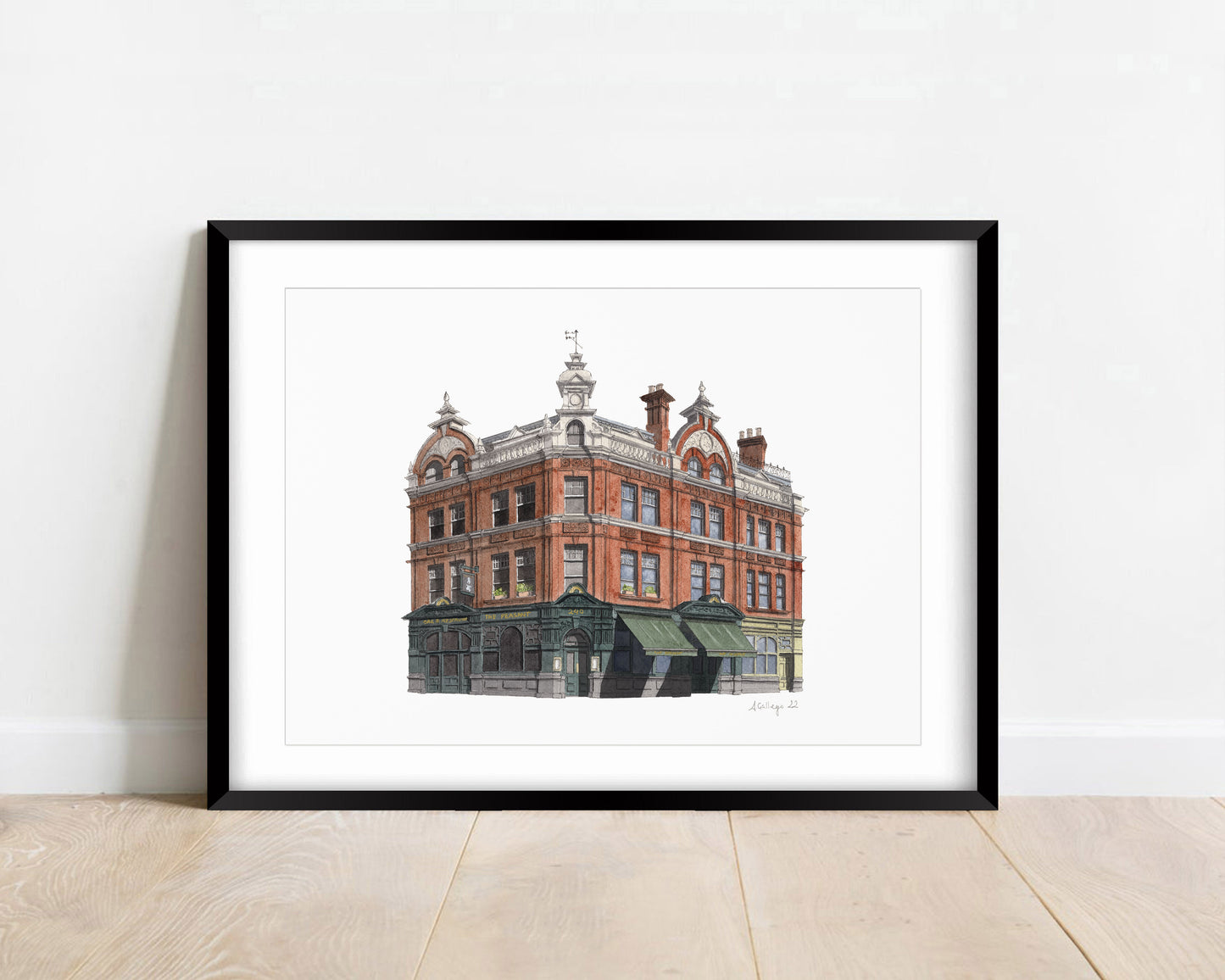 Clerkenwell - The Peasant pub - Giclée Print (unframed)