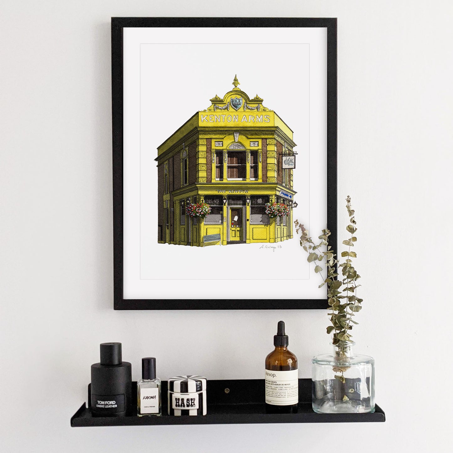 Hackney - The Kenton pub - Giclée Print (unframed) - Homerton