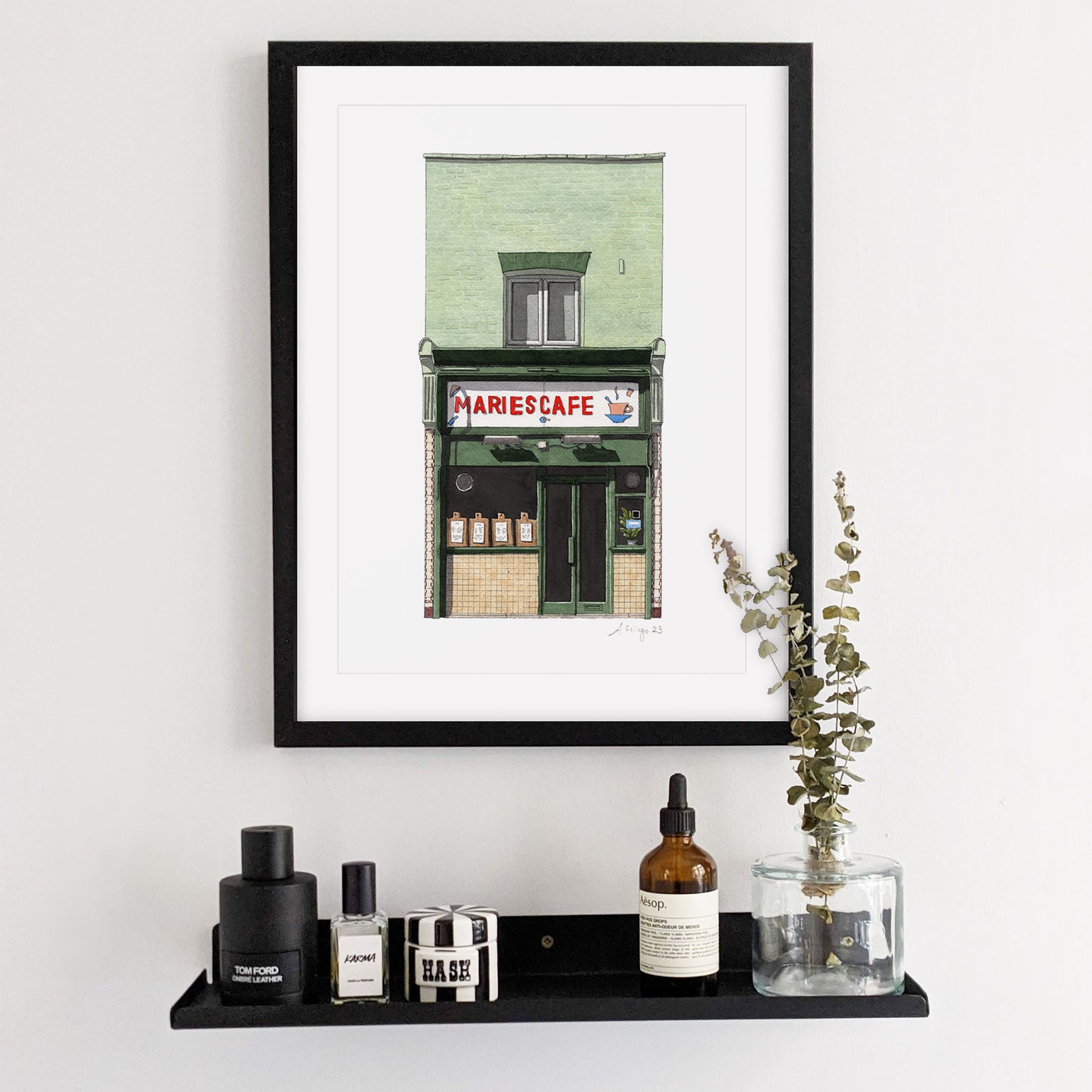 Waterloo - Marie's Cafe - Giclée Print (unframed)