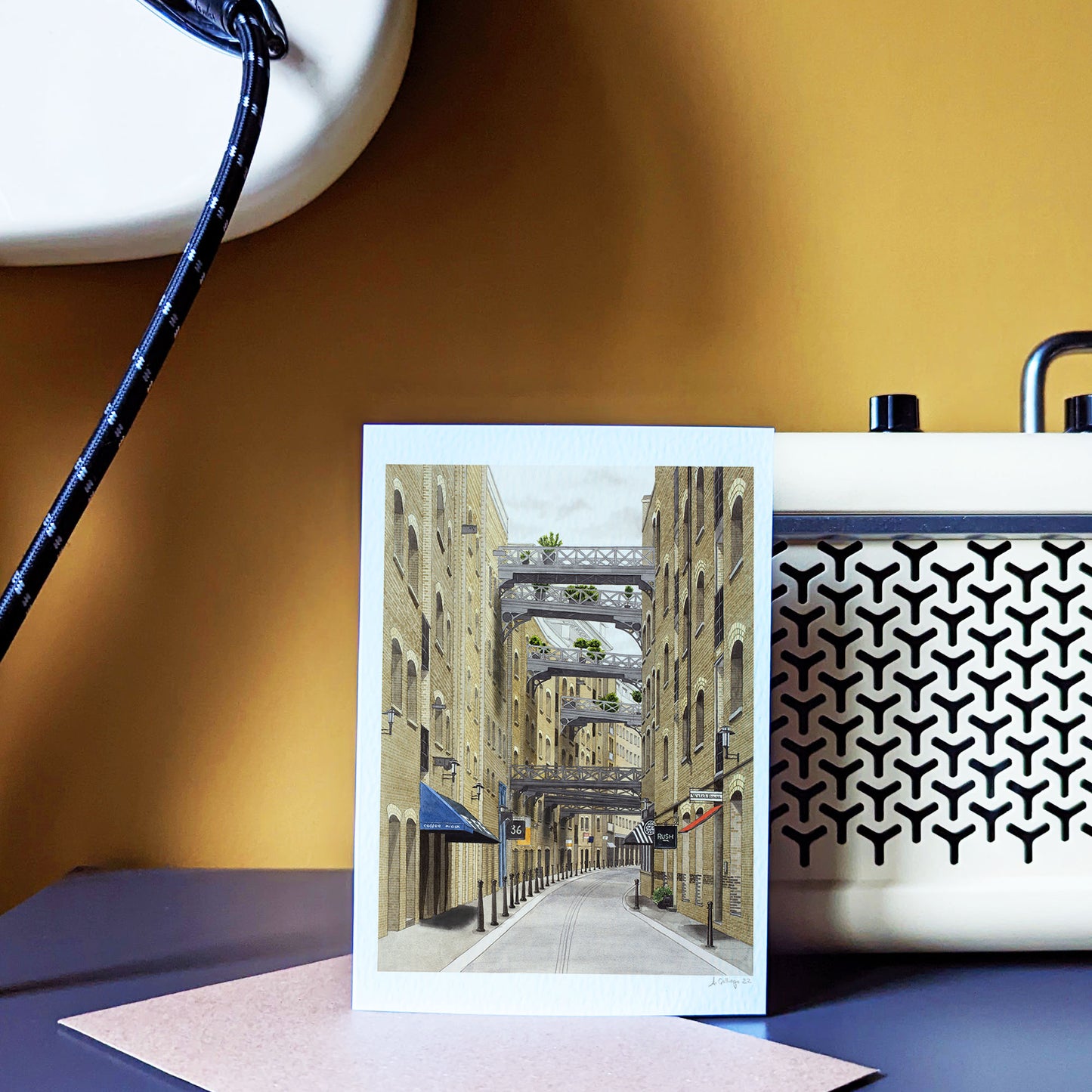 Bermondsey - Shad Thames - Greeting card with envelope